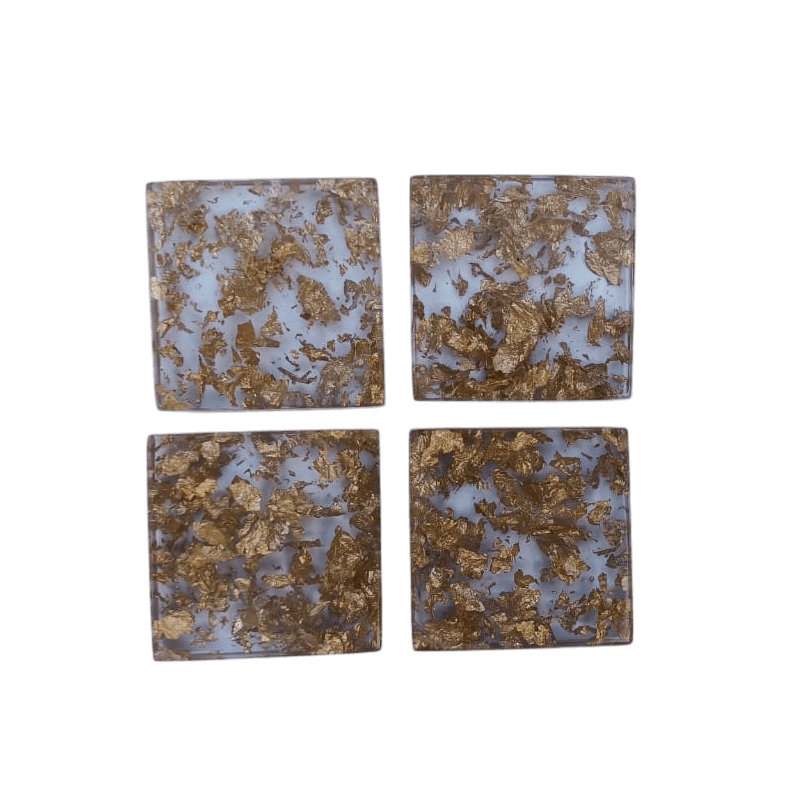 RESIN COASTER SQUARE SHAPE (POLISH)